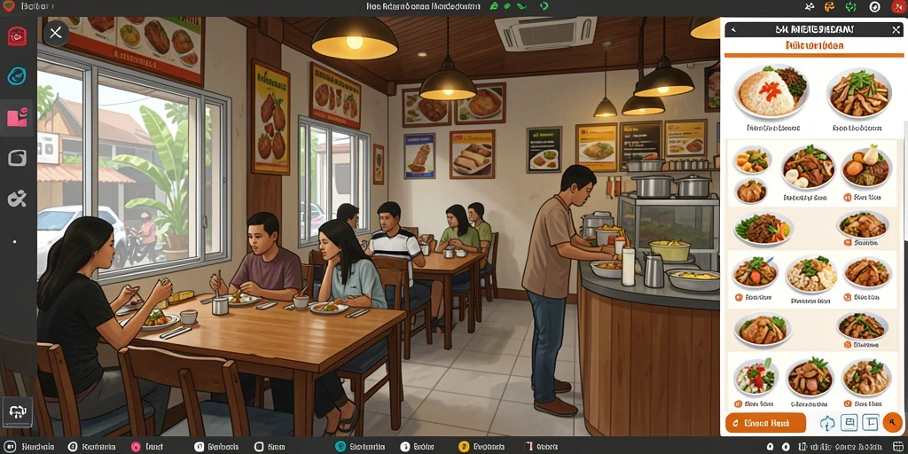 Tampilan level yang menampilkan grafis luar biasa dan desain yang menarik.
