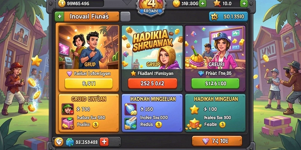 Pengalaman bermain yang seru dan penuh tantangan.